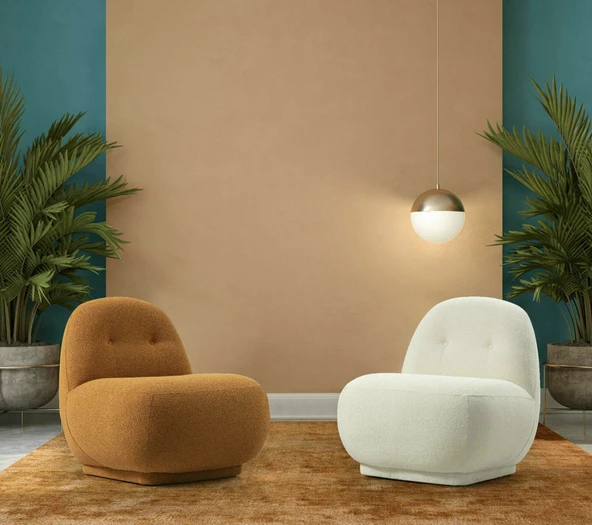 Minar Panda Berjer 1+1 (Hardal+Beyaz) ürün görseli