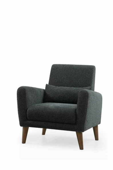 Minar Sare 3+1 Berjer Koltuk Takım Koyu Gri - Resim 6