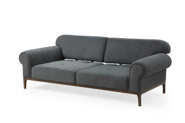 Minar London 3+1 Berjer Koltuk Takım (Koyu Gri+ Ares Byz) - Resim 5