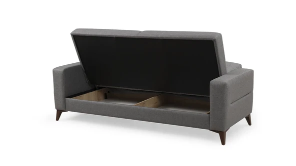 Minar Kristal 3+3 Koltuk Takımı Koyu Gri - Resim 6