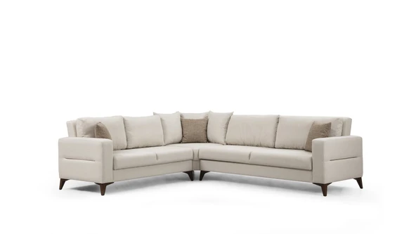 Minar Kristal 3+Köşe+2 Köşe Takımı Bej - Resim 4