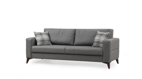 Minar Kristal 3+3 Koltuk Takımı Koyu Gri - Resim 4