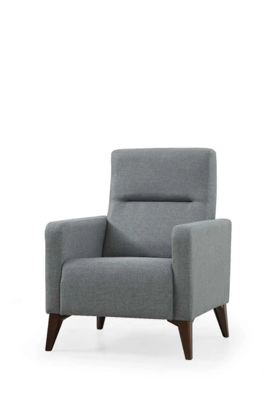 Minar Kristal 3+1 Berjer Koltuk Takım Bej+Koyu Gri - Resim 3