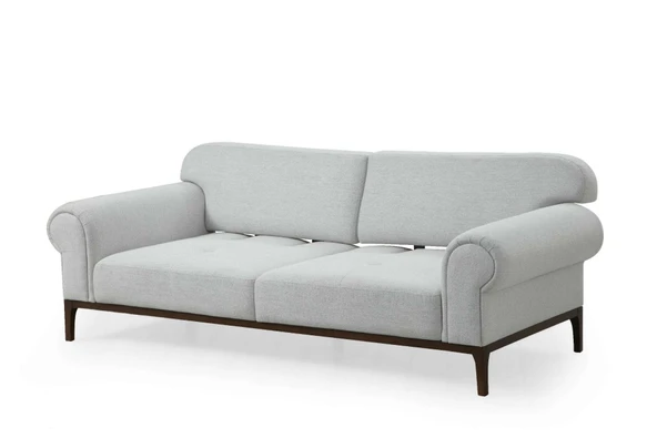 Minar London Koltuk 3Lü Ares Beyaz - Resim 4