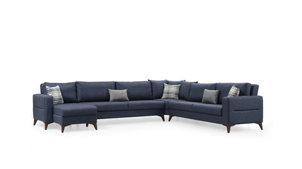 Minar Kristal Dinlenme+3+Köşe+3 Köşe Takımı Antrasit - 2