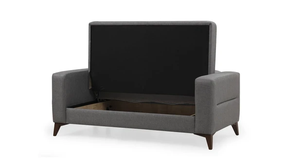 Minar Kristal 2'Li Koltuk Koyu Gri - Resim 5