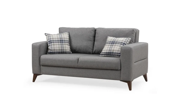 Minar Kristal 2'Li Koltuk Koyu Gri - Resim 3