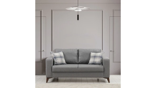 Minar Kristal 2'Li Koltuk Koyu Gri - Resim 2