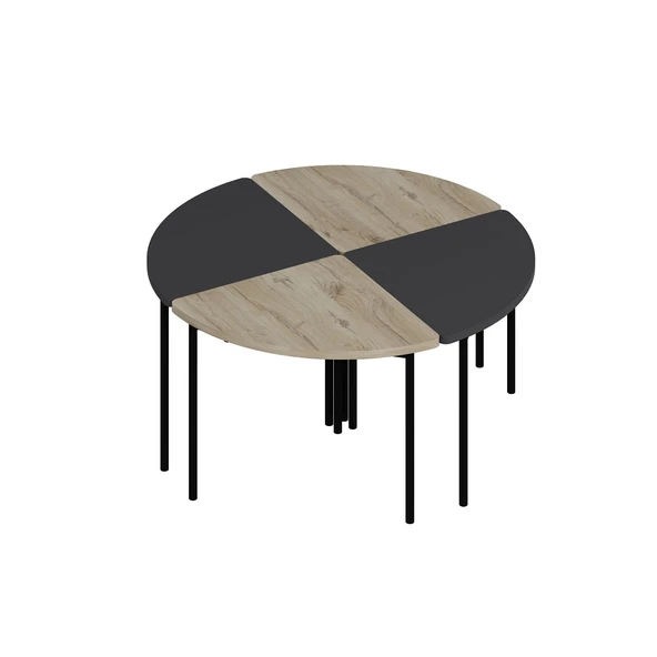 Minar Emma Zigonlu Orta Sehpa Takım-Senza Antr - Resim 5