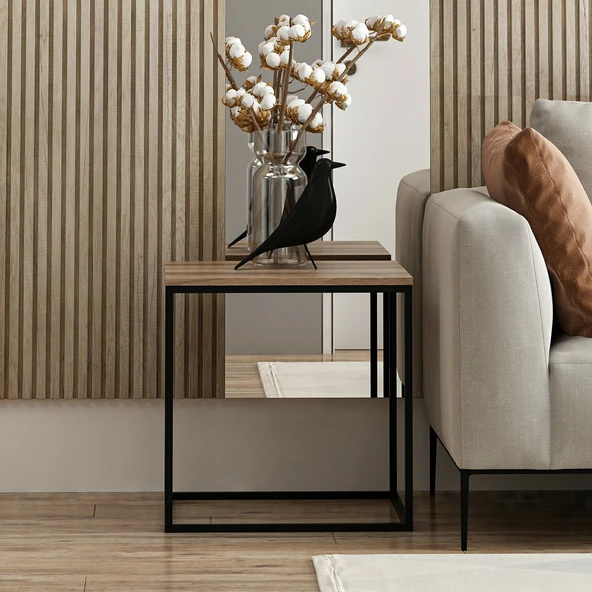 Minar Başak Sehpa Dore (Siyah Ayaklı) - Resim 2