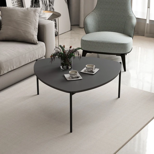 Minar Lenny Orta Sehpa-Antrasit - Resim 3