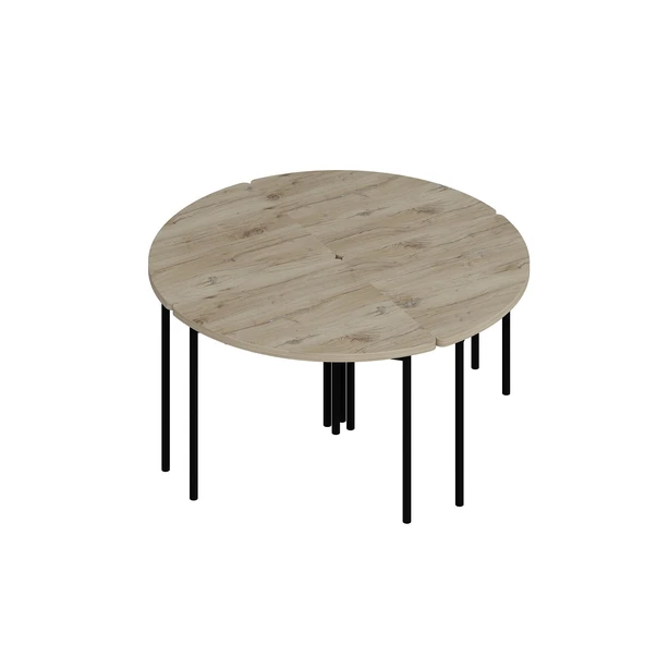 Minar Emma Zigonlu Orta Sehpa Takım-Senza-Senza - Resim 5