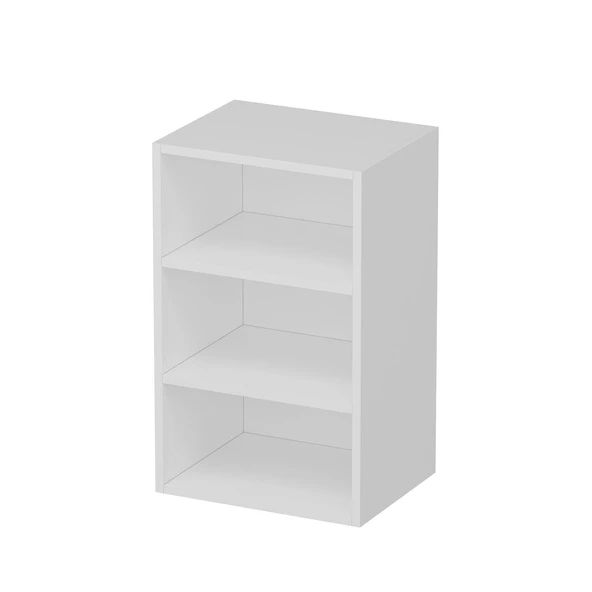 Minar Mutfak Modül Üst 1Dk2R 45Cm Dolap Beyaz Cam Mebran C Beyaz - Resim 5