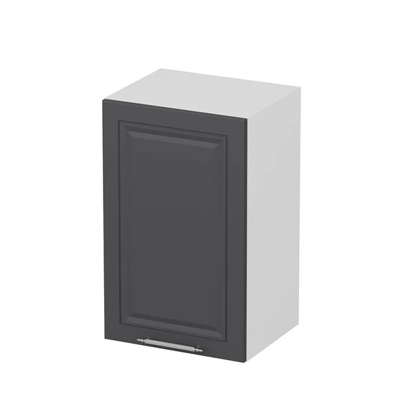 Minar Mutfak Modül Üst 1Dk2R 45Cm Dolap Beyaz Mebran C Antrasit - 2