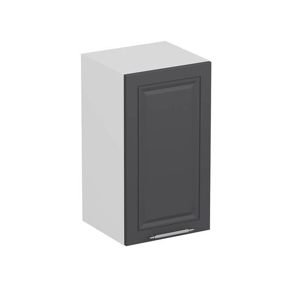 Minar Mutfak Modül Üst 1Dk2R 40Cm Dolap Beyaz Mebran C Antrasit - 3