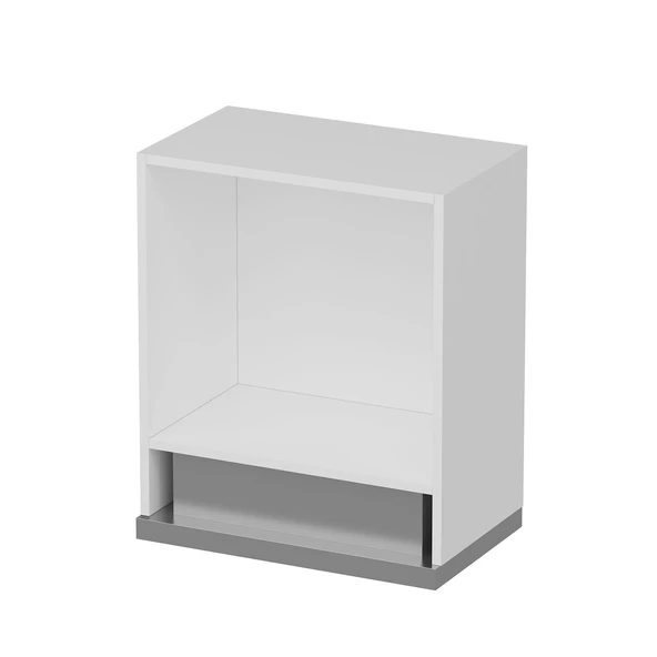 Minar Mutfak Modül Üst 1Dk 60Cm Asp Dolap Beyaz  Mebran C Beyaz - 5