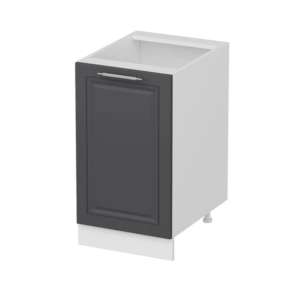 Minar Mutfak Modül Alt 1K1R 45Cm Dolap Beyaz Mebran C Antrasit - 2