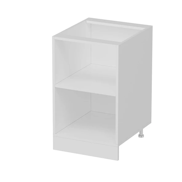 Minar Mutfak Modül Alt 1K1R 50Cm Dolap Beyaz Mebran C Antrasit - 5