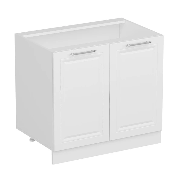 Minar Mutfak Modül Alt 2K1R 90Cm Dolap Beyaz Mebran C Beyaz - 3