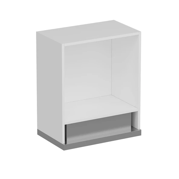 Minar Mutfak Modül Üst 1Dk 60Cm Asp Dolap Beyaz Mebran C Beyaz - 6