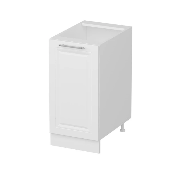 Minar Mutfak Modül Alt 1K1R 40Cm Dolap Beyaz Mebran C Beyaz - Resim 2