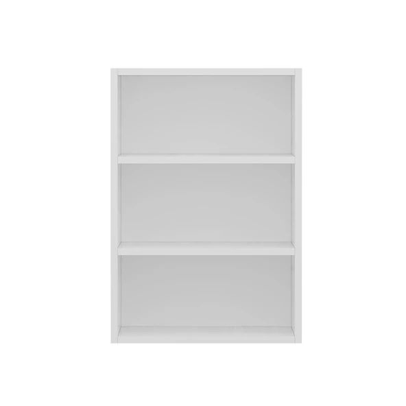 Minar Mutfak Modül Üst 1Dk2R 50Cm Dolap Beyaz Aliminyum Füme Cam - 4