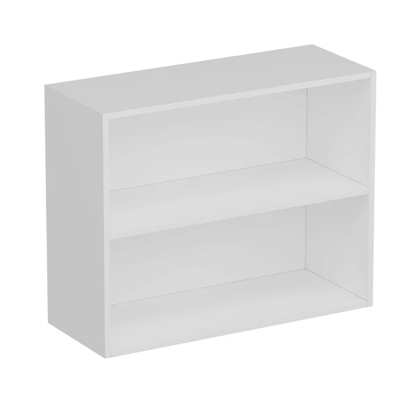 Minar Mutfak Modül Üst 2Dk1R 90Cm Dolap Beyaz Cam Mebran C Beyaz - Resim 6