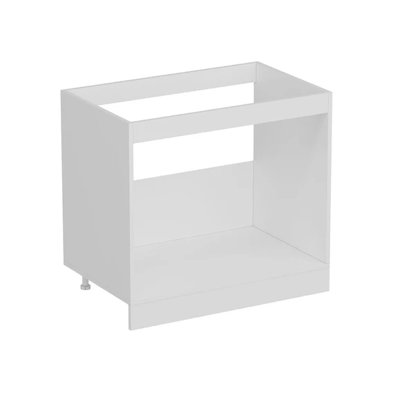 Minar Mutfak Modül Alt 2K 90Cm Evye Dolap Beyaz Mebran C Antrasit - Resim 6