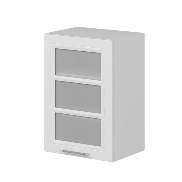 Minar Mutfak Modül Üst 1Dk2R 50Cm Dolap Beyaz Cam Mebran C Beyaz - 2