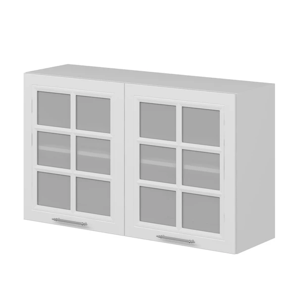 Minar Mutfak Modül Üst 2Dk1R 120Cm Dolap Beyaz Cam Mebran C Beyaz - 2