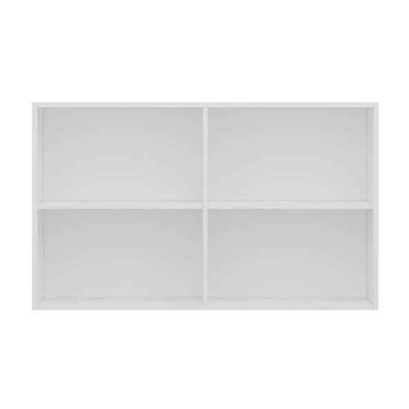 Minar Mutfak Modül Üst 2Dk1R 120Cm Dolap Beyaz Cam Mebran C Beyaz - 3