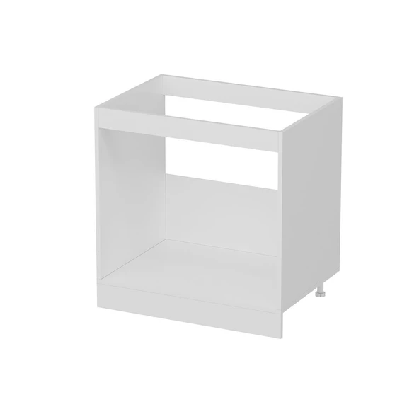 Minar Mutfak Modül Alt 2K 80Cm Evye Dolap Beyaz Mebran C Antrasit - Resim 5