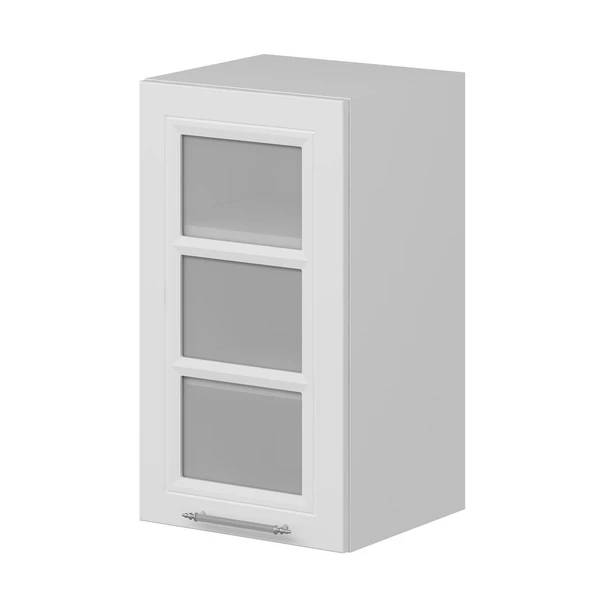 Minar Mutfak Modül Üst 1Dk2R 40Cm Dolap Beyaz Cam Mebran C Beyaz - 2