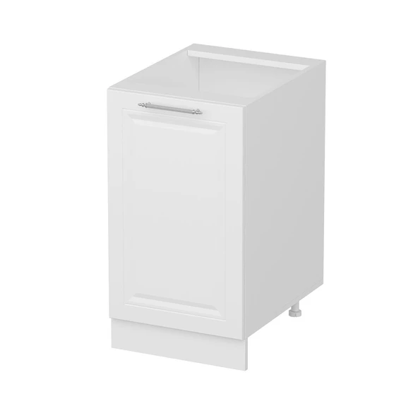 Minar Mutfak Modül Alt 1K1R 45Cm Dolap Beyaz Mebran C Beyaz - Resim 2