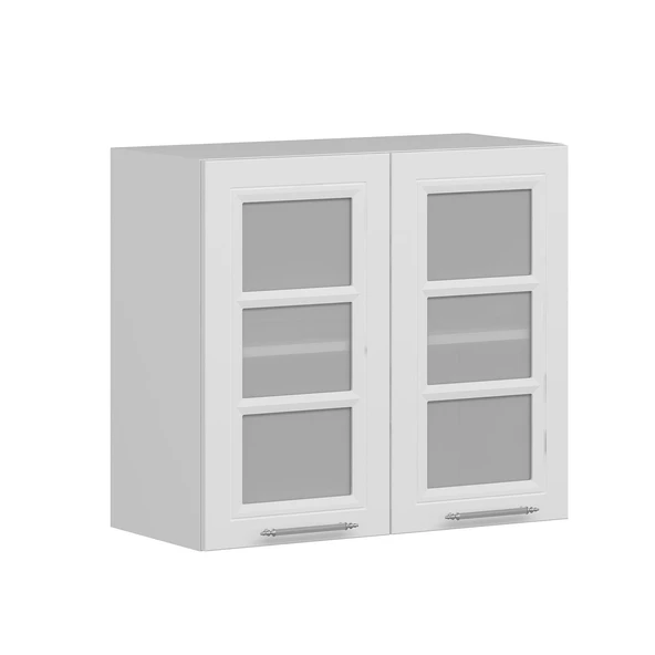 Minar Mutfak Modül Üst 2Dk1R 80Cm Dolap Beyaz Cam Mebran C Beyaz - 3