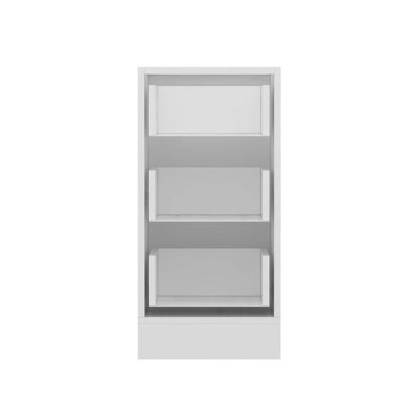 Minar Mutfak Modül Alt 3Ç Nray 40Cm Dolap Beyaz Mebran C Beyaz - Resim 4