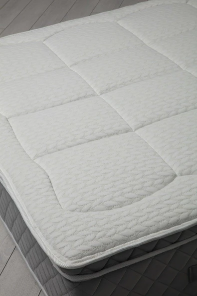 Minar Miray Gizli Pedli Yatak Gri 150X200 - Resim 3