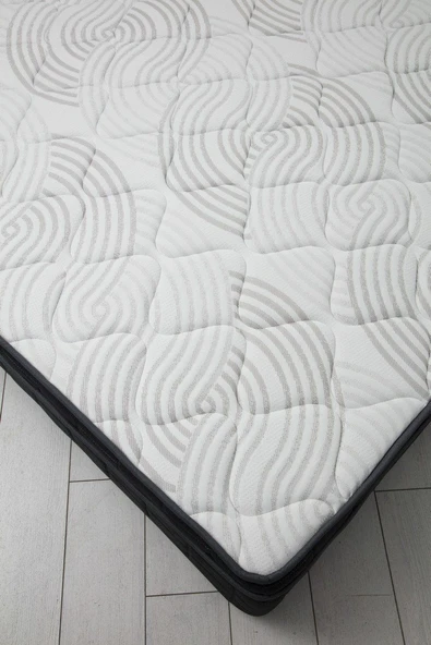 Minar Motya Gizli Pedli Yatak Antrasit 140X200 - Resim 2