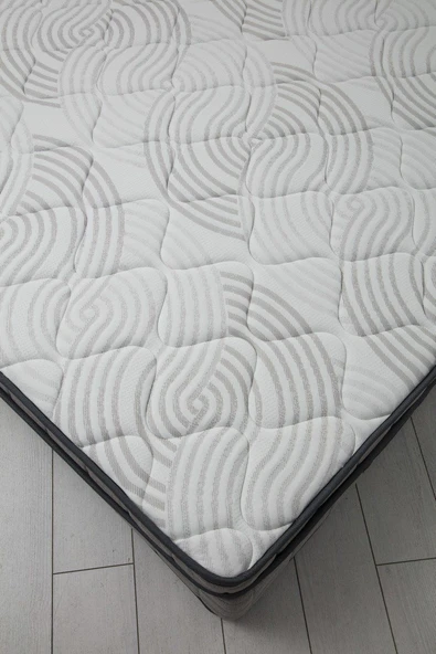Minar Vitalia Gizli Pedli Yatak Açık Gri 150X200 - Resim 2
