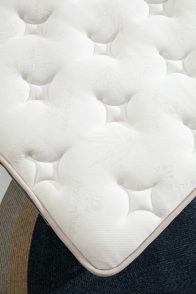 Minar Aloevera Yatak Koyu Gri - 100X200 - Resim 3