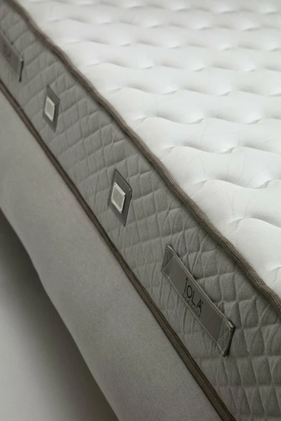 Minar Antibakteriyel Yatak Açık Gri - 150X200 - Resim 3