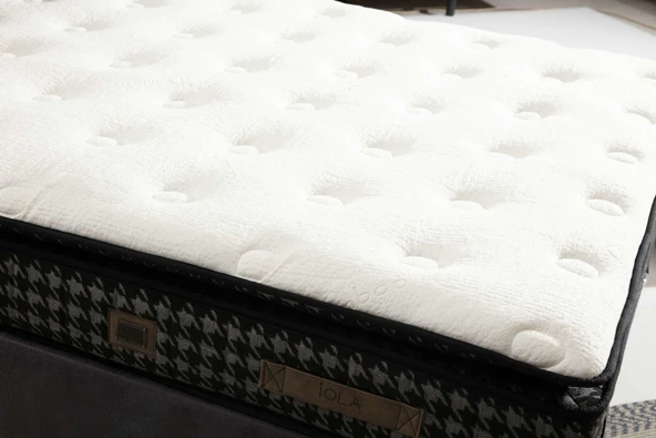 Minar Naturel Bamboo Yatak Koyu Gri  - 90X190 - Resim 3