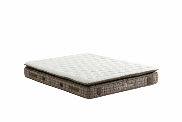 Minar Naturel Bamboo Yatak Kahve - 90X190