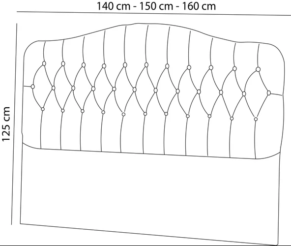 Minar Vassi Başlık Gül Kurusu 140X200 - Resim 2