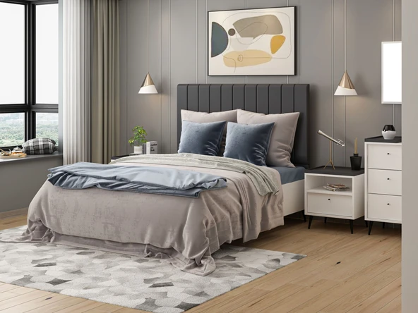 Minar Lara Yatak Odası Set 2 - Beyaz - Resim 3