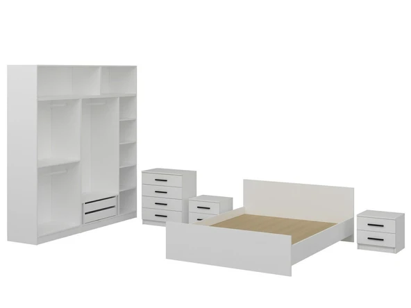 Minar Kale210 Yatak Odası Set 108 Beyaz - 6