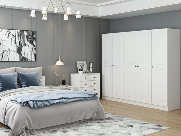 Minar Kale210 Yatak Odası Set 72 Beyaz Mebran - 3