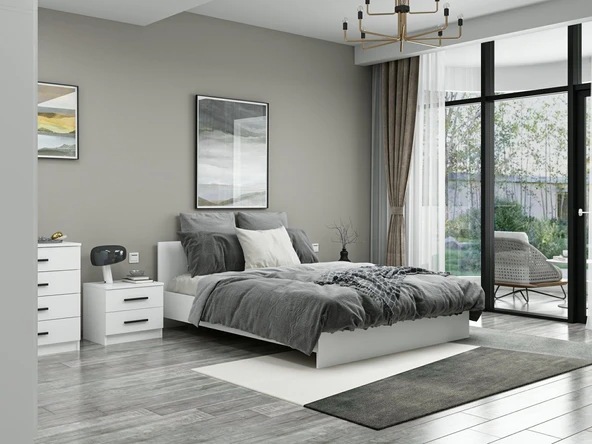 Minar Kale210 Yatak Odası Set 108 Beyaz - 2