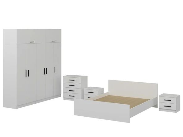 Minar Kale210 Yatak Odası Set 121 Beyaz - 5