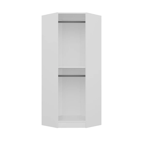 Minar Kale 210Cm 1K Köşe Dolap Pera Ceviz - 7